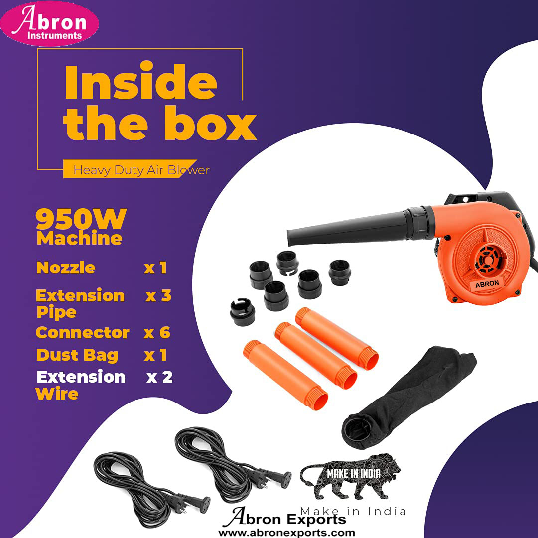 Air Blower high power 4m3 18000 RPM 950-1100Watts220v with 40 feet wire cord  cleaner and vacuum Abron AC-342AB1TW 